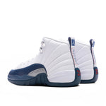 Air Jordan 12 Retro 'French Blue' (GS) - White/French Blue/Metallic Silver