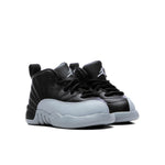 Air Jordan 12 Retro (TD) Barons - Black/Wolf Grey/White