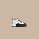 Air Jordan 12 Retro (TD) "Royalty Taxi" - White/Metallic Gold