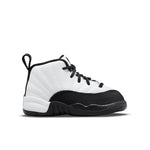 Air Jordan 12 Retro (TD) "Royalty Taxi" - White/Metallic Gold