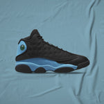 Air Jordan 13 Retro - Black/University Blue/White