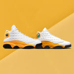 Air Jordan 13 Retro "Del Sol" (GS) - White/University Red/Del Sol/Black