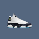 Air Jordan 13 Retro (PS) 'Obsidian' - White/Dark Powder Blue