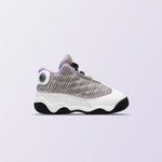 Air Jordan 13 Retro (TD) - Black/Lilac/White/Metallic Silver