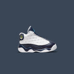 Air Jordan 13 Retro (TD) 'Obsidian' - White/Dark Powder Blue