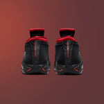 Women's Air Jordan 14 Retro Low 'Red Lipstick' - Black/Gym Red/Metallic Silver