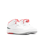 Air Jordan 2 Retro (TD) 'Italy' - White/Fire Red/Fir
