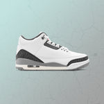 Air Jordan 3 Retro 'Grey Cement' - Summit White/Fire Red/Cement Grey