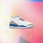 Air Jordan 3 Retro (PS) True Blue and Copper - White/Metallic Copper/True Blue