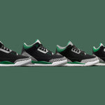 Air Jordan 3 Retro (TD) "Pine Green" - Black/Pine Green/Silver