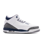 Air Jordan 3 Retro (GS) - White/Midnight Navy/Cement Grey