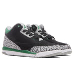Air Jordan 3 Retro (PS) "Pine Green" - Black/Pine Green/Silver