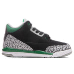Air Jordan 3 Retro (PS) "Pine Green" - Black/Pine Green/Silver