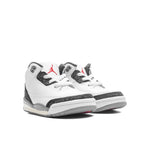 Air Jordan 3 Retro (TD) - Summit White/Fire Red/Cement Grey