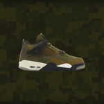 Air Jordan 4 Retro SE Craft (GS) - Medium Olive/Pale Vanilla/Cargo Khaki