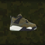Air Jordan 4 Retro SE Craft (TD) - Medium Olive/Pale Vanilla/Cargo Khaki
