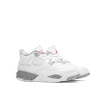 Air Jordan 4 Retro (TD) - White/Fire Red