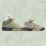 Air Jordan 5 Retro (GS) - Jade Horizon/Desert Sand/Light Silver