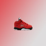 Air Jordan 5 Retro (TD) "Raging Bull" - Varsity Red/Black