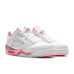 Air Jordan 5 Low Desert Berry (GS) - White/Coral Chalk/Desert Berry
