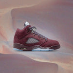 Air Jordan 5 Retro SE (GS) - Deep Burgundy/Light Graphite