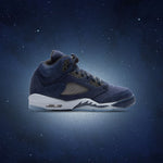 Air Jordan 5 Retro SE (GS) - Midnight Navy/Black/Football Grey