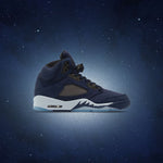 Air Jordan 5 Retro SE (PS) - Midnight Navy/Black/Football Grey