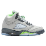 Air Jordan 5 Retro (GS) 'Green Bean' - Silver/Flint Grey