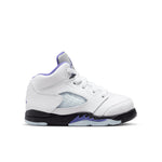 Air Jordan 5 Retro (TD) - White/Dark Concord/Black