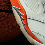 Air Jordan 5 Retro 'Shattered Backboard' - Sail/Orange Blaze/Metallic Silver