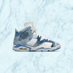 Air Jordan 6 Retro (GS) - White/Dutch Blue/Citron Tint