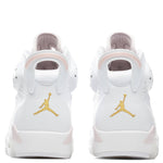 Women's Air Jordan 6 Retro 'Gold Hoops' - White/Metallic Gold