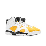 Air Jordan 6 Retro (PS) - White/Yellow Ochre/Black