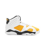 Air Jordan 6 Retro (PS) - White/Yellow Ochre/Black