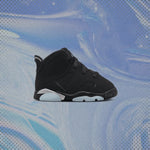 Air Jordan 6 Retro (TD)  - Black/Metallic Silver/Black