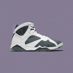 Air Jordan 7 Retro "Flint" - White/Varsity Purple