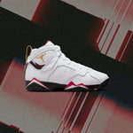 Air Jordan 7 Retro (GS) - White/Cardinal Red/Chutney