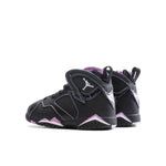 Air Jordan 7 Retro (TD) - Black/Barely Grape/Rush Fuchsia