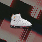 Air Jordan 7 Retro (TD) - White/Cardinal Red/Chutney