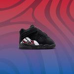 Air Jordan 8 Retro Playoffs (TD) - Black/True Red