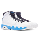 Air Jordan 9 Retro 'Powder Blue' - Summit White/Black/Dark Powder Blue