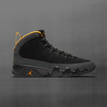 Air Jordan 9 Retro "University Gold" - Black/Dark Charcoal