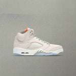 Air Jordan 5 Retro SE Craft (GS) - Light Orewood Brown/Safety Orange/Flat Pewter