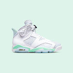 Women's Air Jordan 6 Retro - White/Purple Platinum/Mint Foam