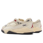 Air Jordan x Téla Women's Flight Court SP 'Crèpe' - Coconut Milk/Varsity Red/Muslin