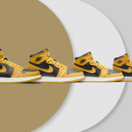 Air Jordan 1 Retro High OG 'Pollen' (GS) - Yellow/Black