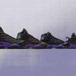 Air Jordan 13 Retro (TD) 'Court Purple' - Black/Court Purple/White