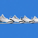 Air Jordan 3 Retro (GS) 'Racer Blue' - White/Cement Grey
