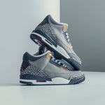 Air Jordan 3 Retro (GS) "Cool Grey" - Silver/Sport Red