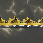 Air Jordan 4 Retro (TD) 'Lightning' - Tour Yellow/Dark Blue Grey